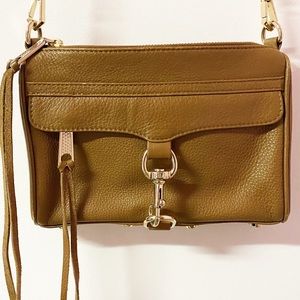 REBECCA MINKOFF mini mac crossbody bag - Brown